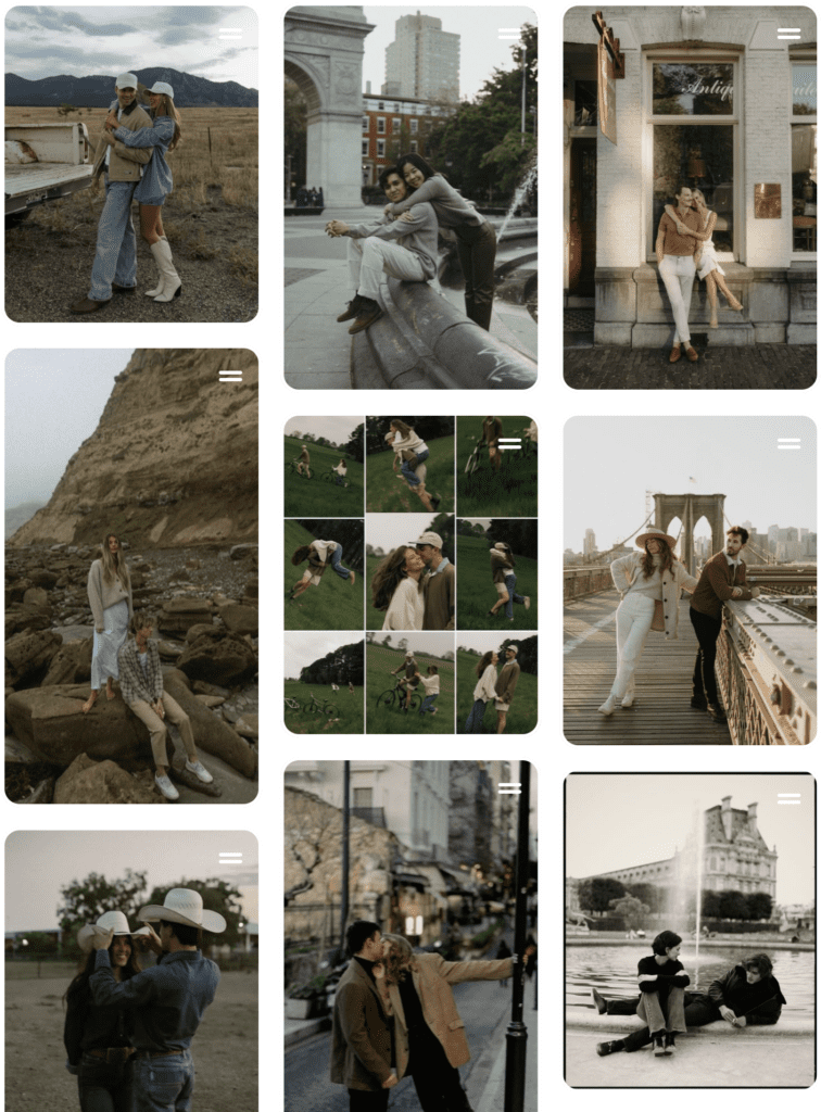 outfit ideas for couples engagement sessions from pinterest